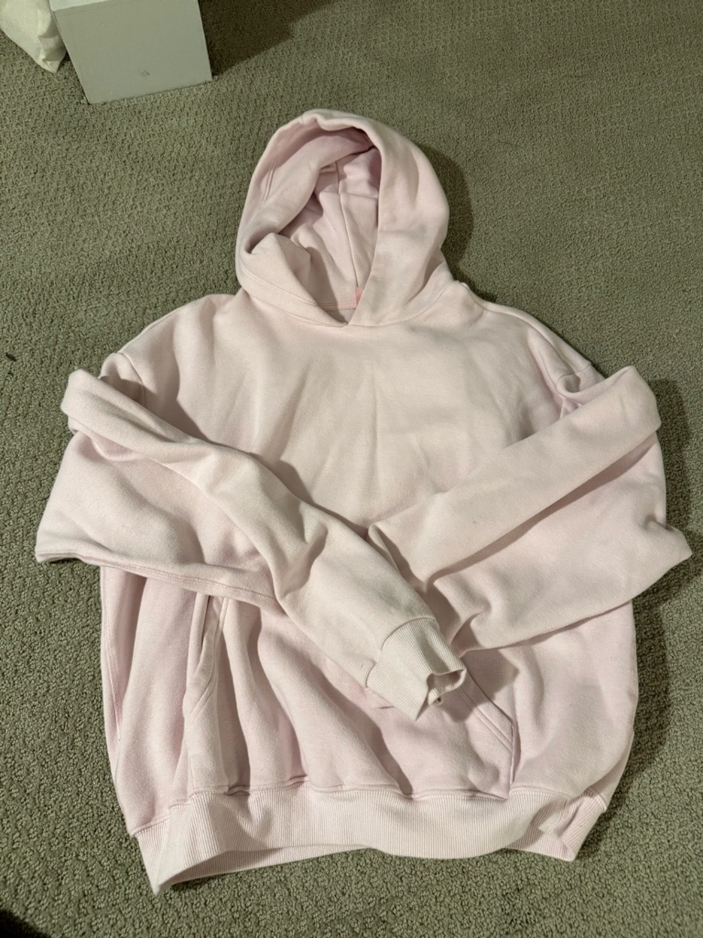 SKIMS Light Pink Hooded Sweatshirt
